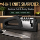 🥳OFFRE EXCEPTIONNELLE ! Aiguiseur de couteaux de cuisine 4-en-1 à plusieurs étapes🔪🏠