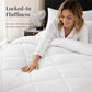 🛏️🧵 Parure de couette matelassée 3 pièces – Microfibre brossée, respirante et adaptée à toute saison