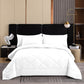 🛏️🧵 Parure de couette matelassée 3 pièces – Microfibre brossée, respirante et adaptée à toute saison
