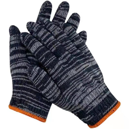 Gants de travail de protection résistants, tricotés, calibre 10