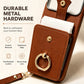 💳 PROMO FLASH : 50% DE RÉDUCTION ! 📱 Coque Portefeuille Magnétique – Cuir PU Premium – Anneau Support 360° & Bandoulière Détachable for Mobilité Quotidienne 👜