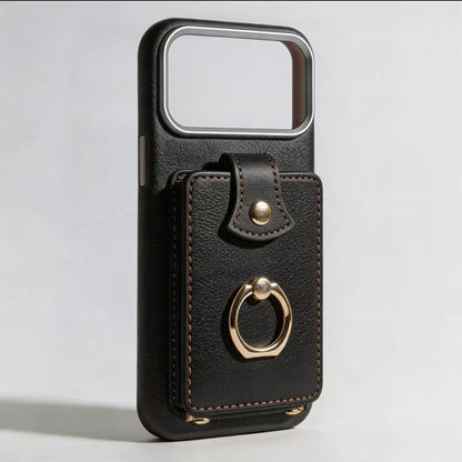 💳 PROMO FLASH : 50% DE RÉDUCTION ! 📱 Coque Portefeuille Magnétique – Cuir PU Premium – Anneau Support 360° & Bandoulière Détachable for Mobilité Quotidienne 👜