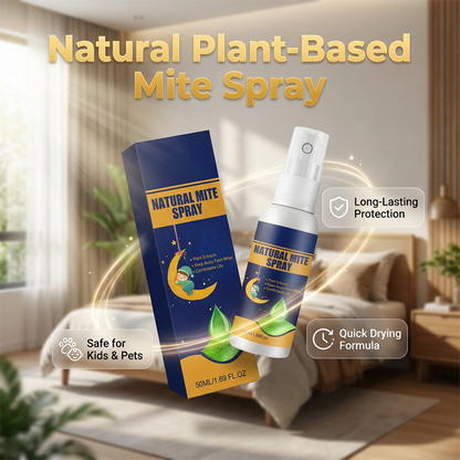 🦠🚫 OFFRE LIMITÉE 50% DE RÉDUCTION! Spray anti-acariens naturel à base de plantes🌿✨