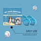 🐾🧺 50 % DE RÉDUCTION ! Fini les poils de chien ou de chat sur vos vêtements ! Ces boules de lavage réutilisables retiennent les poils et les peluches aussi bien dans la machine à laver que dans le sèche-linge : elles préservent les tissus！