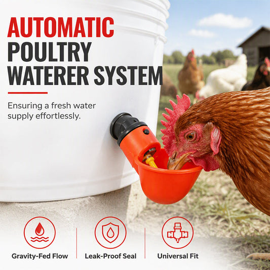 💳 PROMO FLASH : 50% DE RÉDUCTION ! Abreuvoirs automatiques à gravité pour poulets