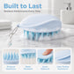 🧴🔥1 acheté, 1 offert 💆‍♀️ Brosse de shampoing en silicone pour massage du cuir chevelu – design ergonomique, nettoyage en profondeur et massage apaisant – idéale pour un cuir chevelu sain et propre ✨🛁