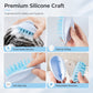 🧴🔥1 acheté, 1 offert 💆‍♀️ Brosse de shampoing en silicone pour massage du cuir chevelu – design ergonomique, nettoyage en profondeur et massage apaisant – idéale pour un cuir chevelu sain et propre ✨🛁