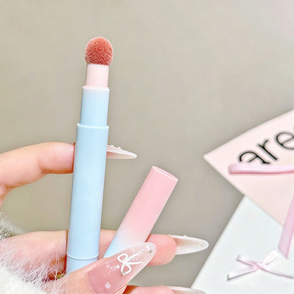 💄✨ Rouge à lèvres mousse 2-en-1 pour les lèvres et les joues | Applicateur en éponge douce | Effet velours mat | 3 teintes