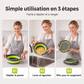 🔥 OFFRE LIMITÉE : -50 % ! 🥗 Passoire Pliable Multifonction – Égouttoir avec Base de Vidange, Compacte & Pratique pour la Cuisine ✨