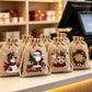 🎅🎁 -50% ! 🎄Sacs Cadeaux de Noël à Cordon – Imprimés Festifs & Tissu Durable pour Emballage Chic et Réutilisable.