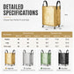 Grand sac de déménagement étanche à roulettes