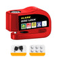🔐La serrure d'alarme avec frein à disque la plus vendue – sirène de 110 dB, serrure à bouton-poussoir sans clé, capteur de chocs, protection anti-perçage, résistante aux intempéries