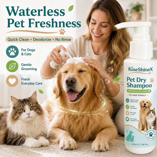 🐾 50 % DE RÉDUCTION EN CE MOMENT ! 🧴 Mousse de shampoing sans rinçage pour animaux de compagnie – sans eau, apaisante et au parfum frais – idéale pour les chiens et les chats à la peau sensible 🐕🐈✨