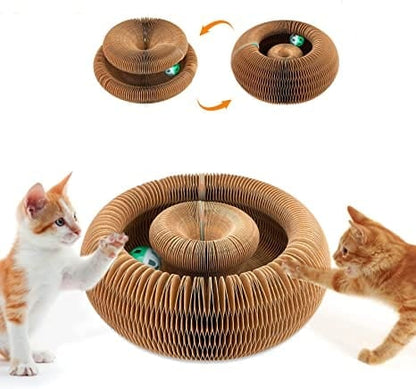 🔥50 % de réduction pour une durée limitée 🔥Griffoir pour chat Magic Organ - avec une balle-clochette