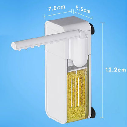 🔥‑50% Réduction ! Mini filtre multifonctionnel pour petit aquarium 🐠 Silencieux, nettoie l’eau, entretien facile pour vos poissons ✨