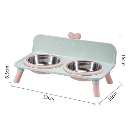 🐾 50% DE RÉDUCTION! 🥣 Gamelles doubles surélevées – Protection cervicale & bols amovibles ✨
