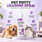 🐾 50 % DE RÉDUCTION EN CE MOMENT ! 🐾 Plus de 10 000 exemplaires vendus ! Spray d'apprentissage de la propreté – neutralise efficacement les odeurs, polyvalent et sans danger – idéal pour les chiots, les chats et une maison plus propre ✨