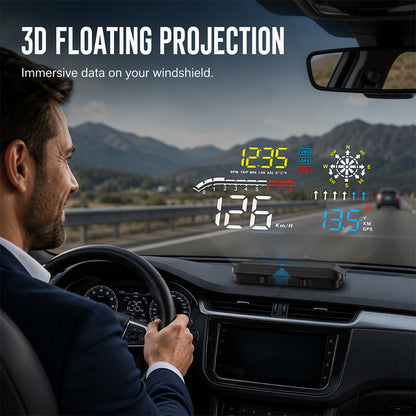 🛒🚘 Affichage tête haute universel pour voiture – Technologie et sécurité pour chaque trajet. Commandez dès maintenant !