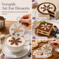 🎁💥DERNIER JOUR DE SOLDE : 50 % DE RÉDUCTION !!☕Pochoir en acier inoxydable pour le latte art