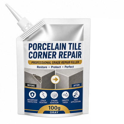 🧱💧 50 % DE RÉDUCTION ! Fini les bords d'escaliers ou de carrelage qui s'effritent ! Ce mastic de réparation imperméable répare les angles en quelques secondes : résistant aux intempéries, solide et adapté à un usage intensif !