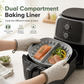 🍳 50 % de réduction ! Moule double – 2 compartiments séparés pour varier les saveurs, moins de matière grasse et un résultat croustillant. Silicone souple – facile à rincer ! ✨🧽
