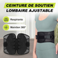 🧍‍♂️🛡️ Ceinture de Soutien Lombaire Réglable – Maintien Ergonomique, Tissu Respirant et Double Serrage