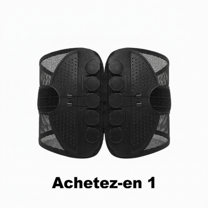 🧍‍♂️🛡️ Ceinture de Soutien Lombaire Réglable – Maintien Ergonomique, Tissu Respirant et Double Serrage
