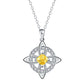 🔥PROMO -50%⏳ Collier pendentif nœud celtique & sorcière ✨ Bijou élégant symbolique, design unique, parfait comme cadeau
