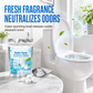 🥳 PROMOTION 2026 🥳💞 PLUS DE 50 000 EXEMPLAIRES VENDUS ! 🚽✨20 pastilles effervescentes blanches et rondes pour réservoir de toilettes – Désodorisant et rafraîchissant