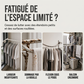Porte-serviettes de bain et porte-vêtements extensible
