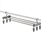 Porte-serviettes de bain et porte-vêtements extensible