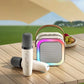 ⏳🎤 50 % DE RÉDUCTION EN CE MOMENT !✨🎵Mini-machine à karaoké pour enfants avec microphones sans fil