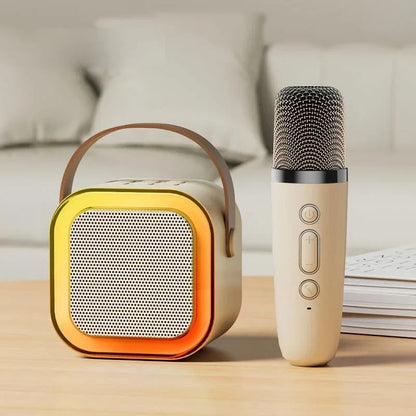 ⏳🎤 50 % DE RÉDUCTION EN CE MOMENT !✨🎵Mini-machine à karaoké pour enfants avec microphones sans fil