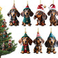 ⏳🔥50 % DE RÉDUCTION POUR UNE DURÉE LIMITÉE ! ⏰🎄 Décorations de sapin de Noël en forme de chiot 🐕🎁