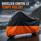 🏍️ PROMO FLASH : 50% DE RÉDUCTION ! Housse de Moto avec Passages pour Antivol – Tissu Oxford, Boucle de Maintien & Détails Réfléchissants, Tailles M à 4XL for une Protection Pluie, Poussière et Soleil ✨