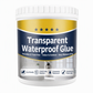 🛠️ Mastic de réparation transparent et imperméable, avec pinceau