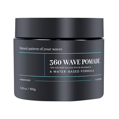🌊💈✨Wave Pomade : cire capillaire à tenue moyenne, à base d'eau et ultra-brillante