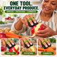 🥬Éplucheur ergonomique à deux doigts pour fruits et légumes