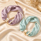 🔥-50% DE RÉDUCTION✨Foulard collier 2en1🧲Fermoir magnétique, détachable, plusieurs styles de port