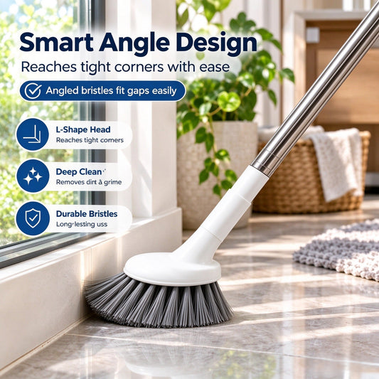 📢 50 % DE RÉDUCTION EN CE MOMENT ! ⏰ Brosse nettoyante télescopique Lilleget® | Brosse pour les recoins difficiles d'accès 🚽