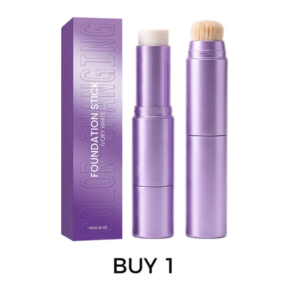 🔥 PROMO FLASH 🔥 Bâton de Fond de Teint 2-en-1 Changeant de Couleur 💄 Il s’adapte à votre carnation pour un teint parfait en un geste ! ✨r