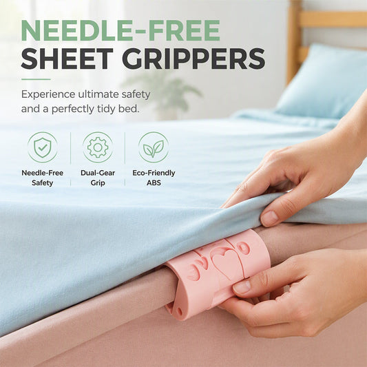 🥳OFFRE EXCEPTIONNELLE🥳💞PLUS DE 50 000 EXEMPLAIRES VENDUS ! 🛏️📌 50 % DE RÉDUCTION ! Pinces pour draps sans aiguilles – lot de 6 ou 10, en ABS résistant, tiennent les bords sans broches pointues. Pour que vos draps restent bien en place ! 🛡️✅