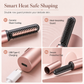 Mini-brosse lissante sans fil, rechargeable et portable, pour coiffer la frange et donner du volume