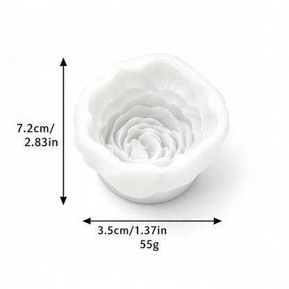 🔥 -50% VENTE FLASH ! BEST-SELLER 🔥 Moule en silicone en forme de fleur de pivoine – Idéal pour mousses, gâteaux, savons artisanaux, bougies parfumées : détails élégants et démoulage facile pour toutes vos créations ! 🌸🎂🕯️