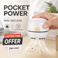 🧹 50 % DE RÉDUCTION EN CE MOMENT ! Mini-aspirateur de bureau portable – compact, puissant et polyvalent – idéal pour le clavier, la voiture et le bureau 💻✨